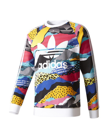 Adidas Originals Sweatshirt L.A Trefoil AOP (multicolor)