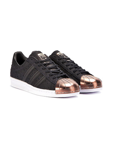 Adidas Originals Superstar 80s W "Metal Toe" (core black/white/vapour grey met)