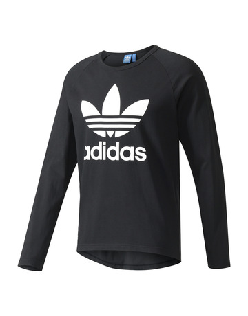 Adidas Originals Trefoil L/S Tee (Black / white)