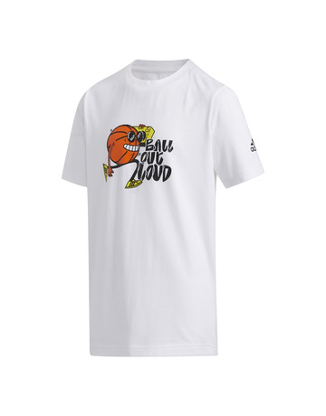 Adidas Performance Lil Stripe Ball Out Loud Tee Kids