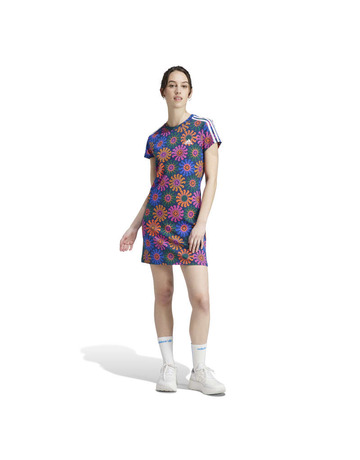 Adidas X FARM RIO Slim Dress "Night Indigo"