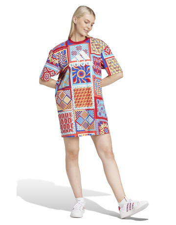 Adidas x FARM Rio Slim Dress "Power Red"