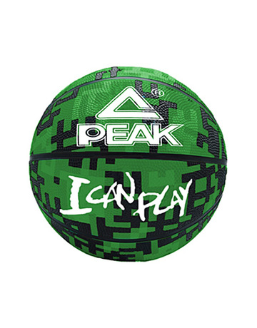 Balón MiniBasket Peak "I Cam Play Green" (Talla 5)