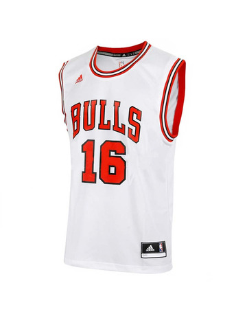 Adidas Camiseta Réplica Pau Gasol Bulls (blanco/rojo)