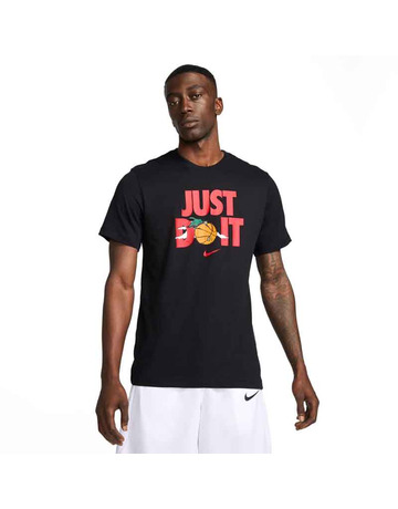 Asia Posesión paño Camiseta Basket Nike "Just Do It" Black - manelsanchez.com