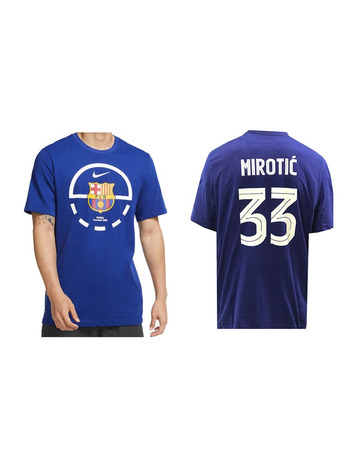 Camiseta Dry-Fit FCB Basket Team # 33 Mirotic #