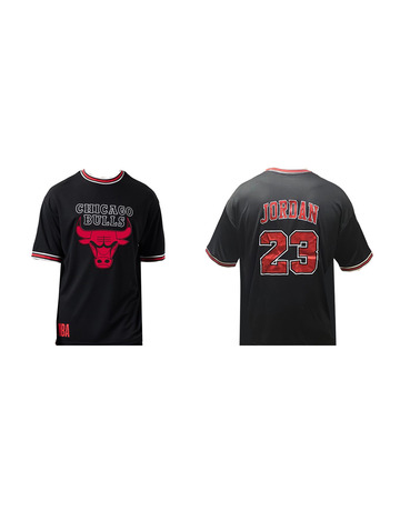 Camiseta Mesh Oversized NBA Chicago Bulls Team # 23 Jordan #