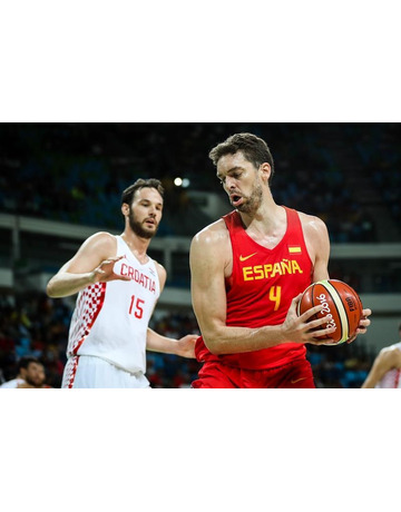 Camiseta Réplica Spain Gasol "Río 2016 Red" (600/red)