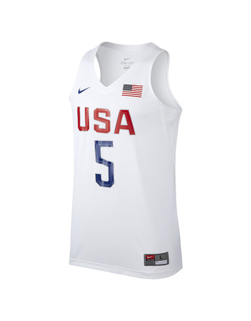 Camiseta Réplica USA Kevin Durant "Río 2016 White" (101/white)