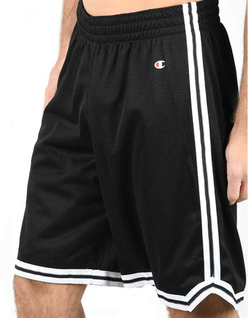 Champion Legacy Basketball Stripe Tape Detail Shorts "Black"