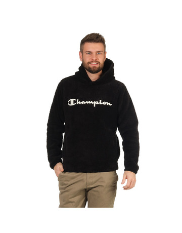 Champion Authentic Legacy Sherpa Top Hooded Fleece "Black"