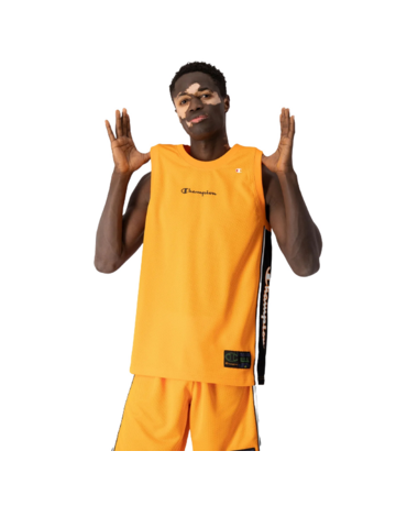 Champion Basketball Neon Sport Script Logo Tank Top "Electric Orange"