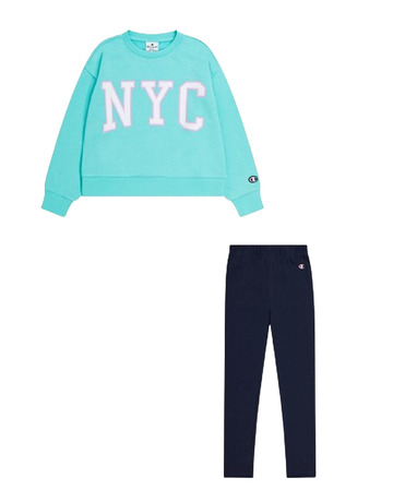 Champion Crewneck Suit "Turquoise"