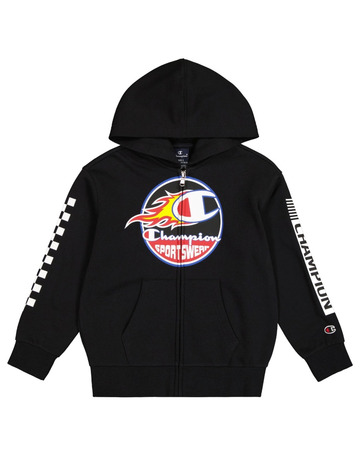Champion Kids Fleece Full Zip Hoodie "Black"