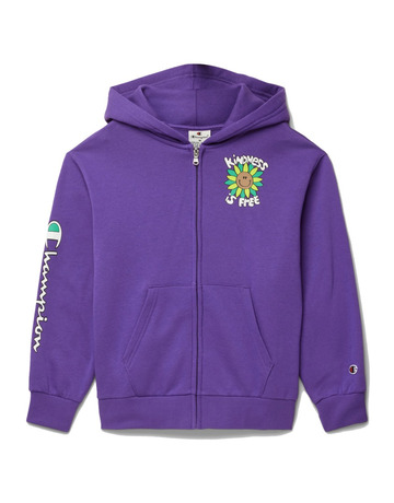 Champion Kids Fleece Full Zip Hoodie "Flowers"