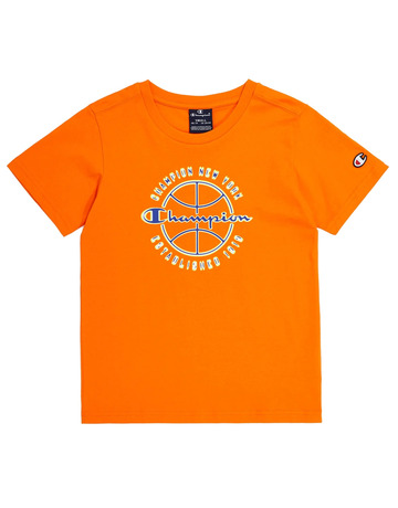 Champion Kids Modern Basketball Big Logo T-Shirt "Orange"