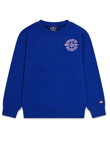 Champion Kids Modern Basketball Logo Sweatshirt "Blue"
