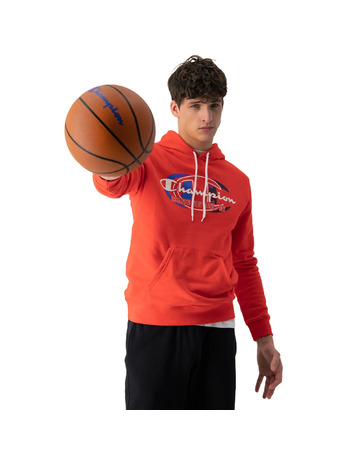 Champion Legacy Large Champion Graphic Hoodie "Red"