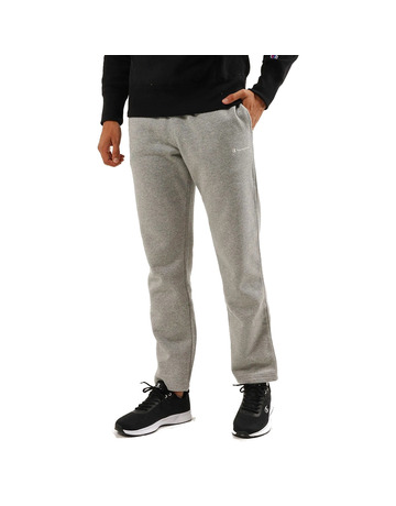 Champion Legacy Mini Scrip Logo Straight Hem Pants "Medium Grey"