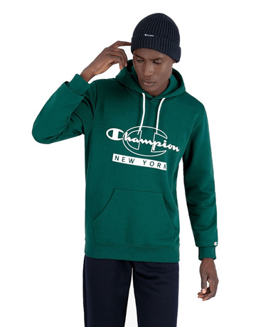 Champion Legacy New York Graphic Print Hoodie "Forest Green"