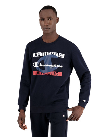 Champion Legacy New York Graphic Print Sweatshirt "Navy"