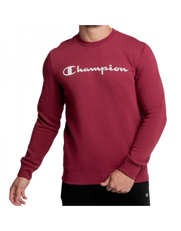 Champion Legacy Scrip Big Logo Crewneck Sweats "Garnet"