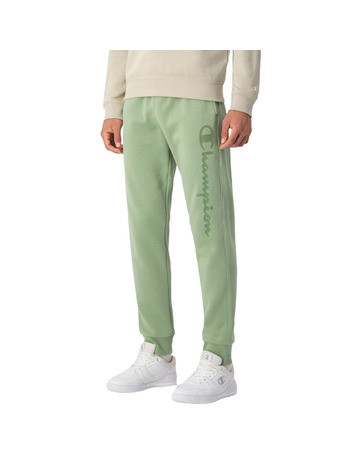 Champion Legacy Side Script Logo Fleece Joggers "Green"