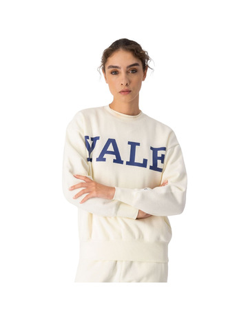 Champìon Legacy Wmns University Yale Logo Light Fleece Sweatshirt