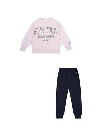 Champion New York Girl's Tracksuit "Pastel Lilac"