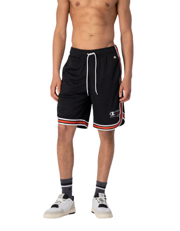 Champion Retro Basketball Mesh Shorts "Black-Red"