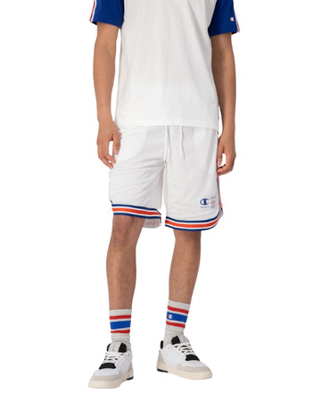 Champion Retro Basketball Mesh Shorts "White-Blue"