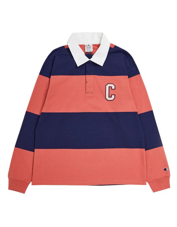Champion Rochester Bookstore Logo Cotton Rugby Top "Red-Navy"