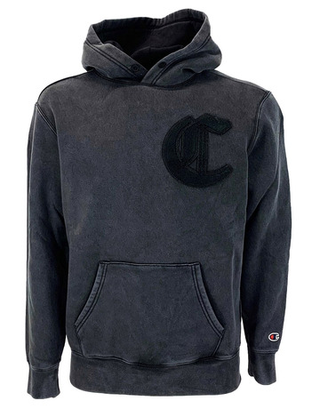 Champion Rochester Garment-Dyed Heavy Fleece Hoodie "Black"