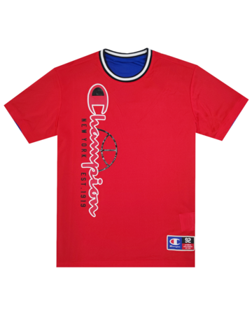 Champion Sport Lifestyle Basketball Reversible Mesh T-Shirt  "Red-Blue"