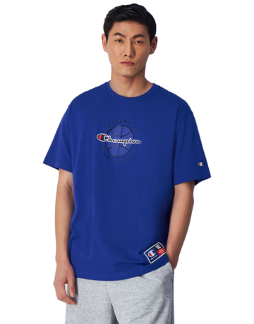 Champion Sport Lifestyle Basketball Stretch Cotton T-Shirt "Blue"