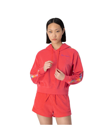 Champion Wm´s Reverse Weave Crinkled Tape Scrip Logo Hoodie