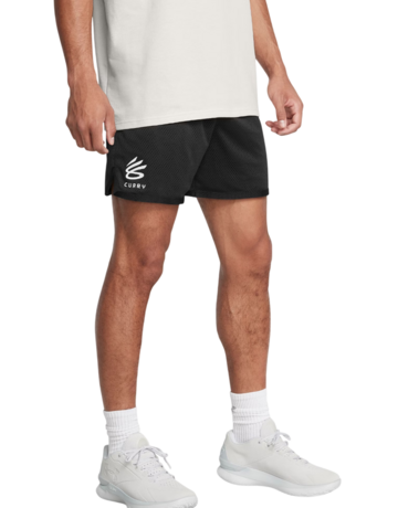 Curry Men´s Splash Shorts "Black-White Clay"