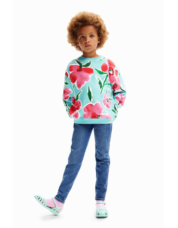Desigual Floral Oversize Sweatshirt "Flowers"