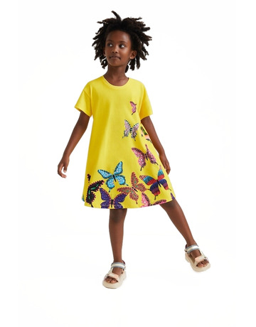 Desigual Girls Butterfly Dress