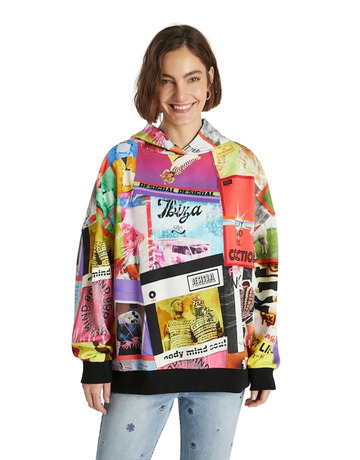 Desigual Hooded Sweatshirt Proclaim