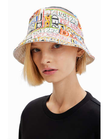 Desigual Mickey Mouse Reversible Bucket Hat