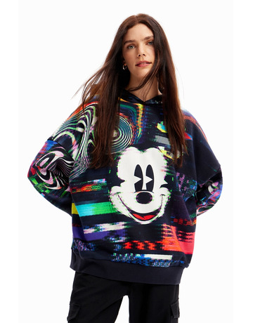 Desigual Oversize Mickey Mouse Sweatshirt "Black"