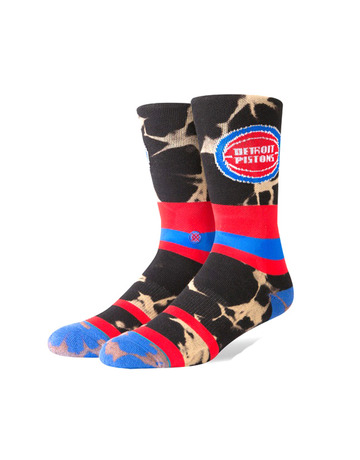 Detroit Pistons Acid Wash Socks