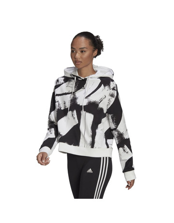 Adidas Essentials Print Relaxed Hoodie