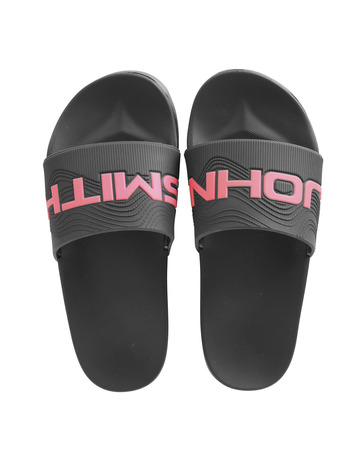 Chancla Jhon Smith Powen V23 Wms Slide "Negro/Fucsia"