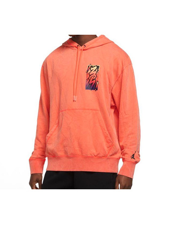 Jordan Dri-FIT Zion Performance Hoodie "Brigh Crimson"
