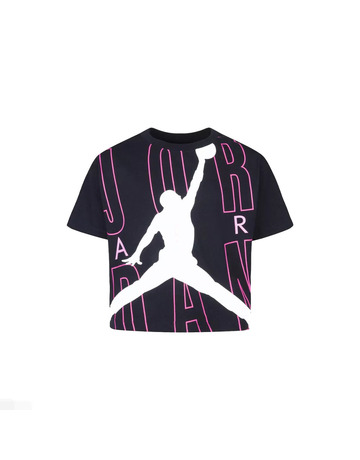 Jordan Girls Blow Out Tee Knit Top "Black"