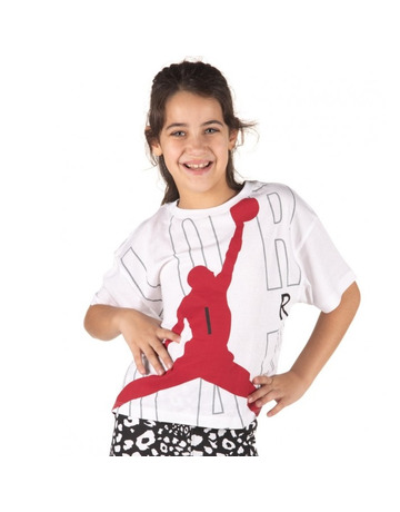 Jordan Girls Blow Out Tee Knit Top "White"