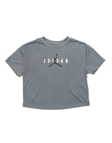 Jordan Girls Jumpman HBR Sustainable Tee "Gray"