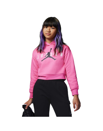 Jordan Girls Jumpman Logo Sustainable Hoodie "Pink"
